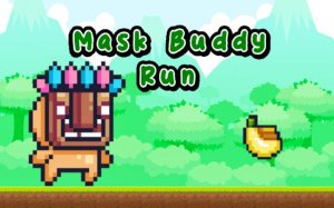 Mask Buddy Run - Pixel Art Endless Runner