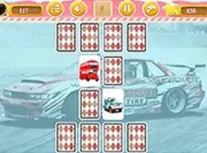 Cars Card Memory Online Game