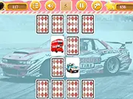 Car Memory Match Puzzle
