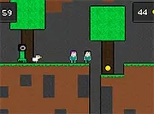 Squid Escape but Blockworld Online Game