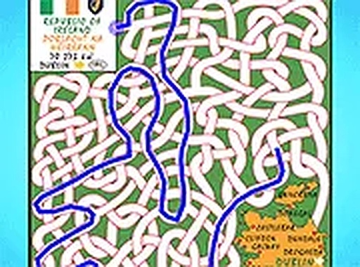 Country Labyrinth Maze Puzzle