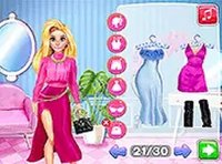 Pink Style Fashion Dress Up Game